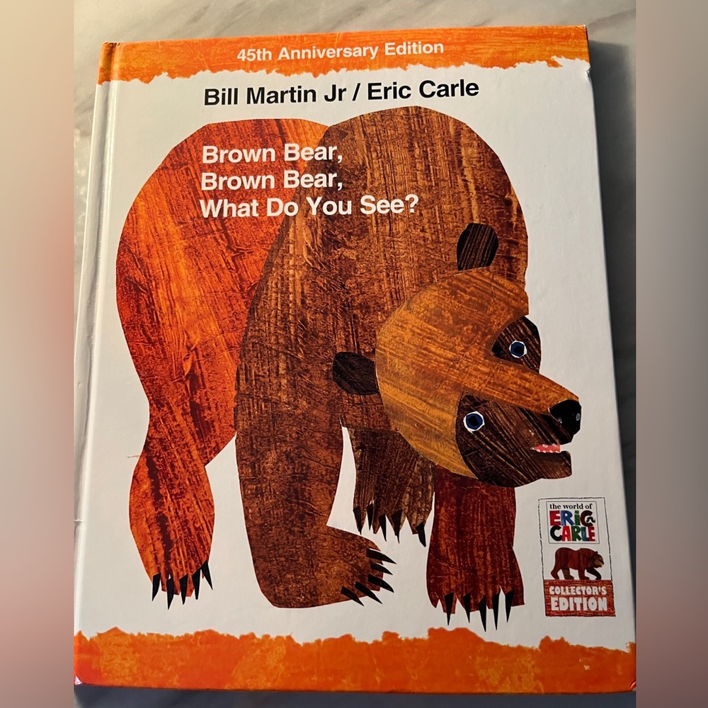 Brown Bear Brown Bear, What Do You See? Book 45th Anniversary Kohls Edition